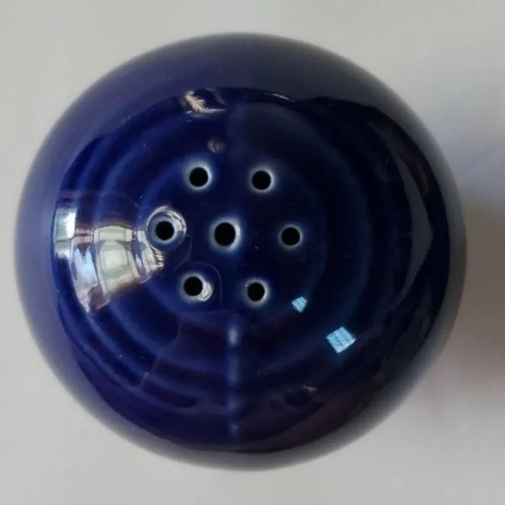 Fiestaware Fiesta Small Shaker Salt Pepper CERAMIC Twilight Blue 2